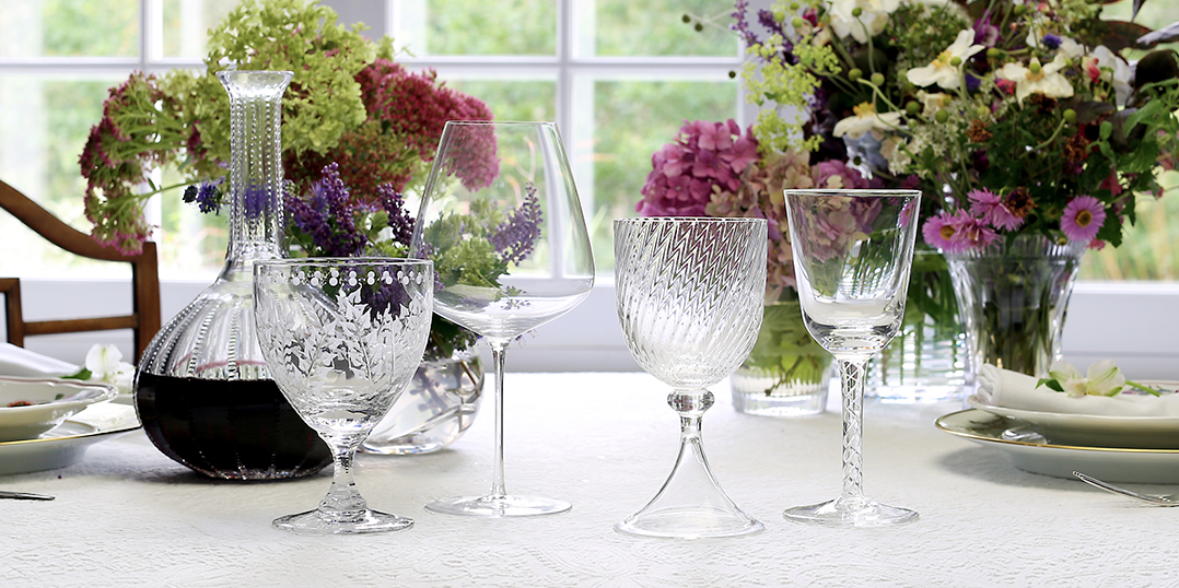 Phoebe Stemless Wine Glasses, Set of 2 - Matterns Floral